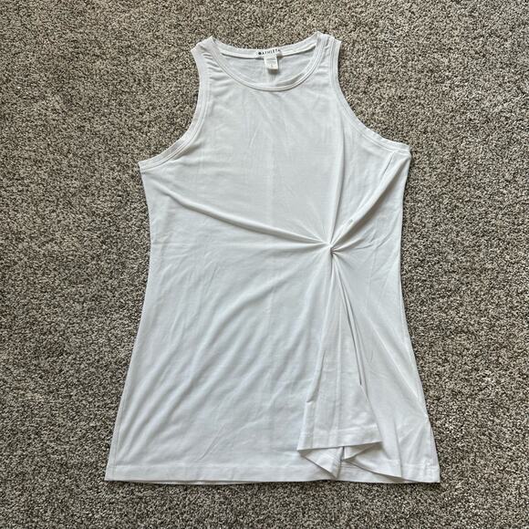 Athleta Radiate white knot-front tank top size S - Picture 5 of 12